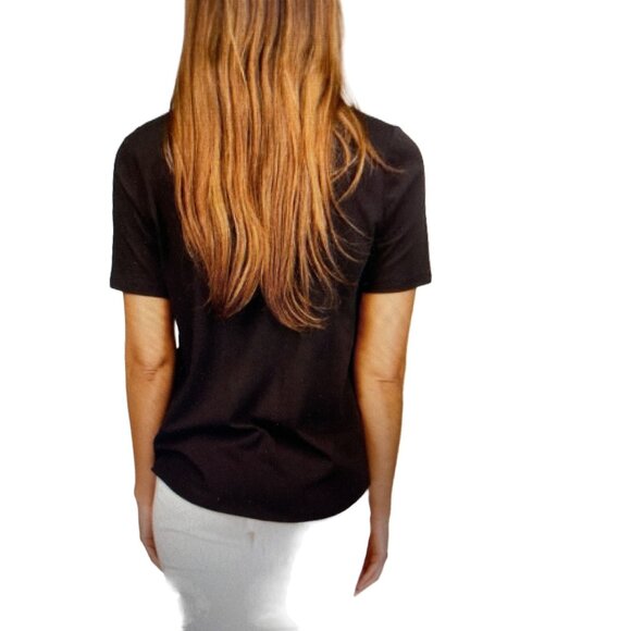 NWT MICHAEL KORS WOMENS PRINTED CHARM-LOGO T-S SPRING GREEN XL - Picture 7 of 9